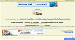 Desktop Screenshot of forum-kroatien.de