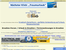 Tablet Screenshot of forum-kroatien.de